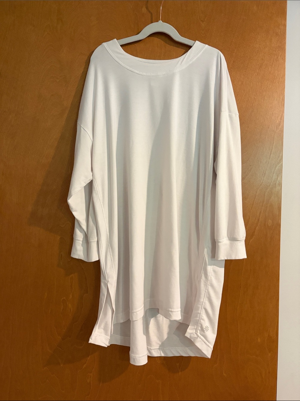 Athleta Soft Ivory Long Sleeve Tunic